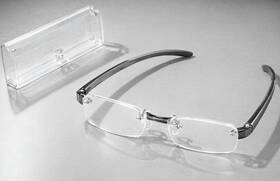 Pugs - 24/7 Life Series 052548689131 New Stowngo Readers 1.50 Reading Glasses Gray And Navy Clear Protective Case