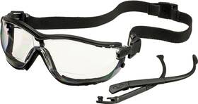 Gb1810str20 Pyramex V2g Reader Safety Goggles Clear Anti-fog 2.0 Lens Black