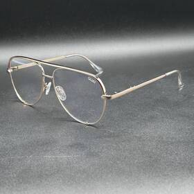 7205-072524-32.95 Quay High Key Mini 126 Blue-light Reducing 0.00 Reading Glasses Gold Used