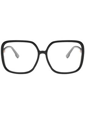 Qxaivmin 768502747112 Oversized Square Reading Glasses Blue Light Blocking Big Frame Readers For W