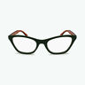 R-520 Cat Eye Womens Reading Glasses Fully Magnified Lenses
