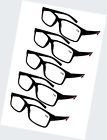 R032-black-5pcs-225 Eyekepper Spring Hinges Vintage Reading Glasses Men Readers 795400502789