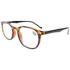 R065amber075 Reading Glasses Spring Hinges Classic Amber