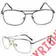 R101 Reader Kountry Bifocal Reading Glasses Mens Metal Aviator Spring Hinges Quality Readers