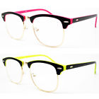 R2044-neon 7star Reading Glasses Horned