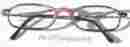 R231r Unbranded Custom Red Hand Painted Reading Glasses 1.25