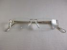 R2908 Prs Clear Rimless Gold