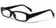 R337b125 Unbranded Plastic Gemstone Womens Reading Glasses 1.25 Black Purple