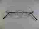 R396 Lennon Jobs Look Cs Rimless Round Small Steve Inspire Silver Reading Glasses Flex Temples 2.50