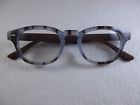 R688 Cs Imsocial Chambray Blue Cocoa Spring Temple Reading Glasses Msocial