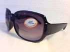 R855bs Readers Women Bifocal Sunglasses Black 2.50 Reading Nwt Fashion Sun