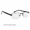 Rs9111b175-1 R9111 The Loft Mens Reading Glasses Metal Partial Frame Spring Hinge