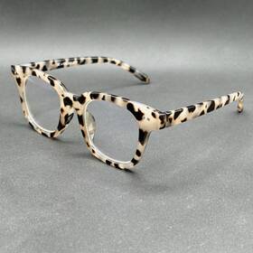 8058-103024-22.95 Rachel Zoe Rz Marnika Blue-light Reading Glasses Nude Tort 48-21-142 Used
