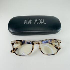 Rd44b-t1-94m0 Rae Dunn Rd44b Brown Tortoise Eyeglasses Blue Light Blocking With Hard Case