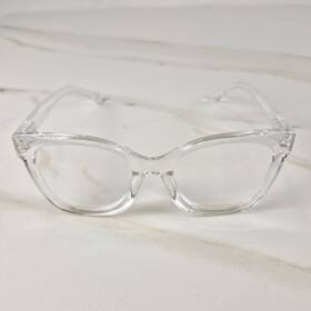 Rd79r-s1-20c25 Rae Dunn Womens Cateye Readin Eyeglasses Transparent Frames 2.50