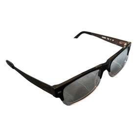 Rj3013-021 Randy Jackson Designer Reading Glasses 3029 Black Silver Rectangular