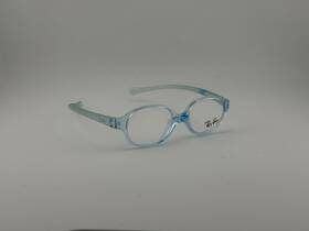 0ry1587 Ray-ban Small Childs Eyeglasses Clear Blue Rb1587 3769 Demo Lens Frames Only