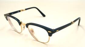 51-21-145 Ray-ban T Folding Eyeglasses Rb 5334 2000 51-21 Black And Gold Frame