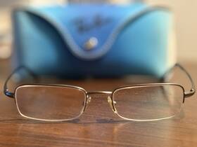 50-19-135 Ray-ban Rb6061 Readers Satin Nickel Frame 2920 Euc