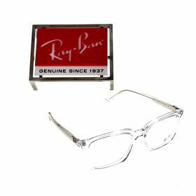 Rx7239 Ray-ban Alain Sqaure Eyeglasses Rx Transparent Clear Crystal 2001