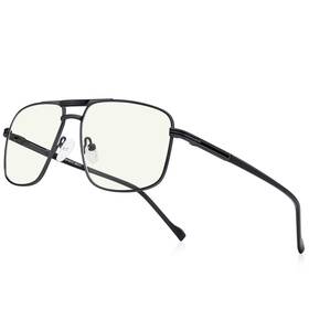 Rb.pilot 795261030780 Reading Glasses For Men Square Double Bridge Blue Light Blocking Computer Rea