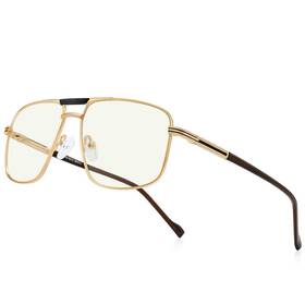 Rb.pilot 795261031404 Reading Glasses For Men Square Double Bridge Blue Light Blocking Computer Rea