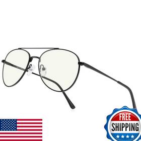 B0fhh1n4yn Rb.pilot Blue Light Aviator Reading Glasses Metal Frame Spring Temple