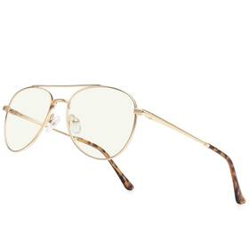 Rb6456 Rb.pilot Blue Light Aviator Reading Glasses For Men Women Metal Frame Spring Temple Co