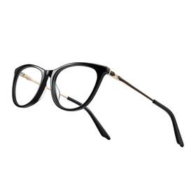 Rb2162 Rbpilot Black Cat Eye Reading Glasses 0.75 Blue Light Blocking Italy
