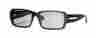 Rd0101-1e Cross Shelly Collection Black Full Frame W Crystal Pink Undertone Glasses-new