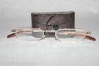 Re1568 1.50 10.00 Reading Case Folding Gold Glasses