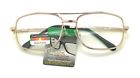 Re81 Unbranded Metal Aviator Multi Focus Reading Glasses Power Strengths In