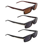 Re870295ap-sp Reader Reading Sunglasses Glasses Unisex Gray Brown Or Black Strenght