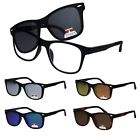 Re9604bfblc Polarized Magnetic Clip On Shade Sunglasses With Bifocal Reading Glasses