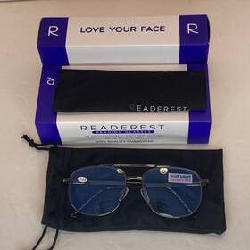 000741 Readerest 818833018389 Blue Light Blocking Reading Glasses Black 1.00 Magnification