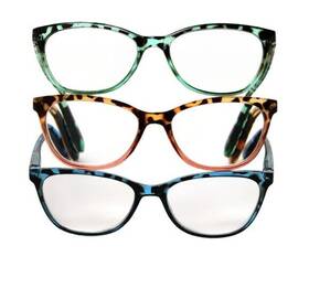 Readers 193968328887 Members Mark Colorful Plastic Frames 2.00 New