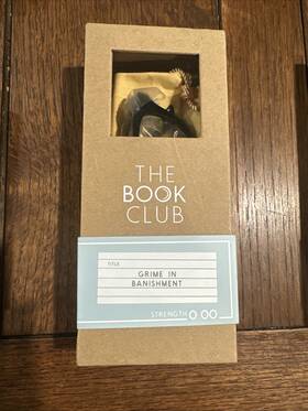 32497278593 Readers Nib Book Club Blue Light 0.00 Strength Grime And Banishment Black Frame