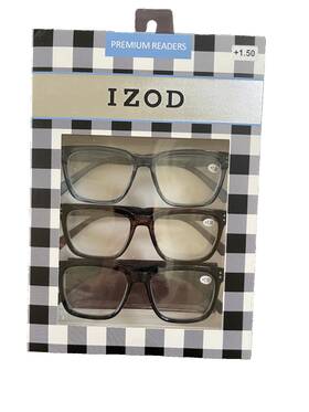 Readers 802807356232 Izod 1.50 Premium Reading Glasses 3-pack New