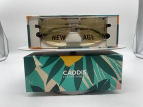 Readers 811009038334 Caddis Hooper Reading Glasses 1.50 Polished Gold Yellow Svr Lens - New