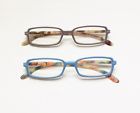 Reading 3.00 Prices Matte Women Floral Icu Brown Eyewear Glasses 1.50 Blue Purple