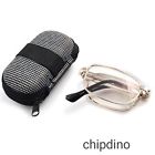 Reading-glasses-folding Unbranded Foldable Folding Reading Glasses Easy Small Carrying Case For