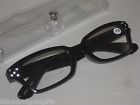 Reading Prices 1.25 Glasses Eyeglasses Black Framed Readers Rhinestones