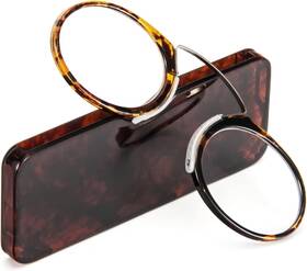 Reavee 445047881855 Ultra Thin Armless Reading Glasses For Men Women No Temple Pinch Nose Cl