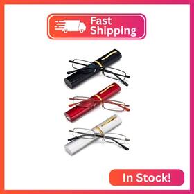 Rm11-1.0 Reavee 3 Pack Slim Pen Reading Glasses Small Tube Stylish Readers For Women Men