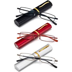 Rm11-1.75 Reavee 3pack Slim Pen Reading Glasses Small Tube Stylish Readers For Women Men S