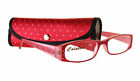 Red Reading 836 Matching Hard Calabria Glasses Case