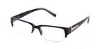 Rf9022 Newbee Fashion Reading Glasses Black Brown Half Frame Classic Fashionable