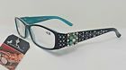 Rg-009 Bk Montana West Reading Glasses Western Blingy