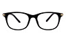 Rg17mfbk-35 Medolong Womens Asymptotic Multifocal Glasses Horn Rimmed Readers 711931253235