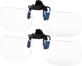 Riwissipa 705353122965 2 Pack Blue Light Blocking Clip-on And Flip-up Reading Glasses With Magnifying L